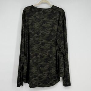 BYLT Premium Basics Mens XXL Camo Long Sleeve‎ Performance Shirt Green Black